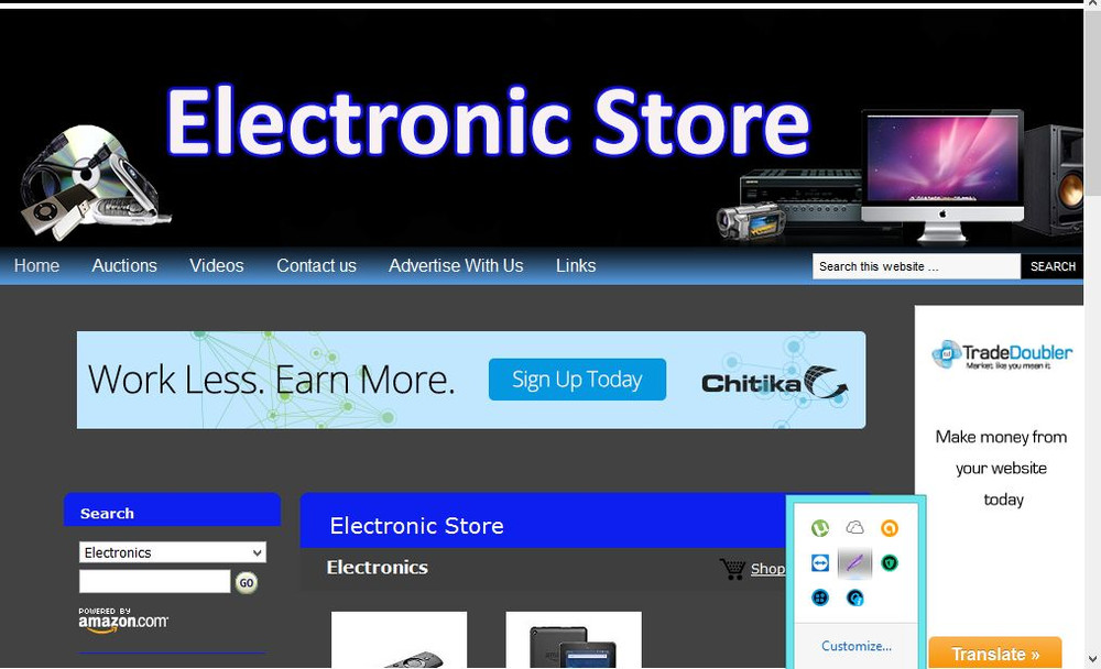 Electronic Store Amazon Affilliate  Website  Free Installation+Hosting