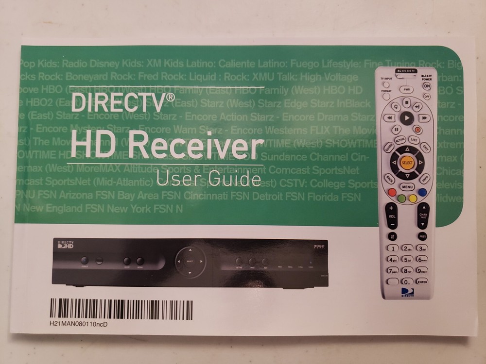 DIRECTV MPEG-4 HD (HD) Receiver REMOTE MISSING