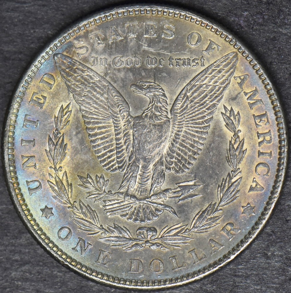 1885 Morgan Silver Dollar Nicely Toned - ✪COINGIANTS✪