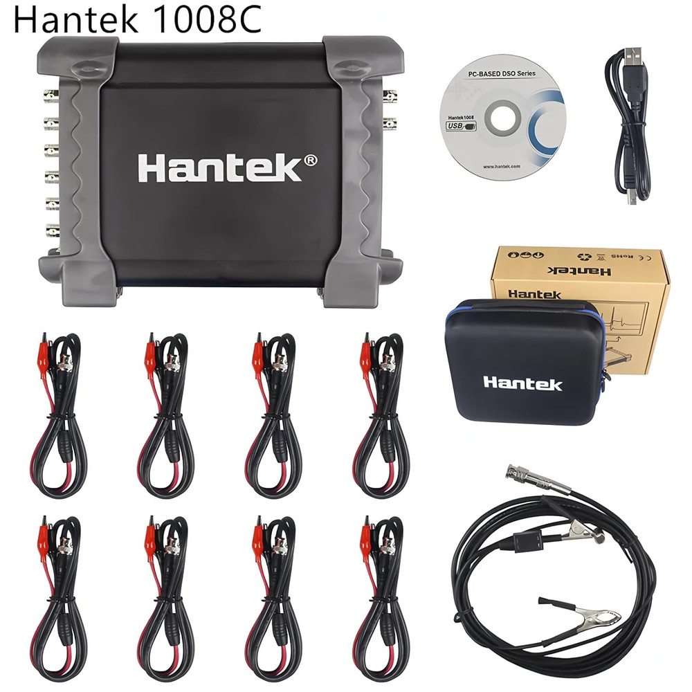 1008C PC USB 8CH Automotive Diagnostic Digital Oscilloscope/Daq/Programmable Gen
