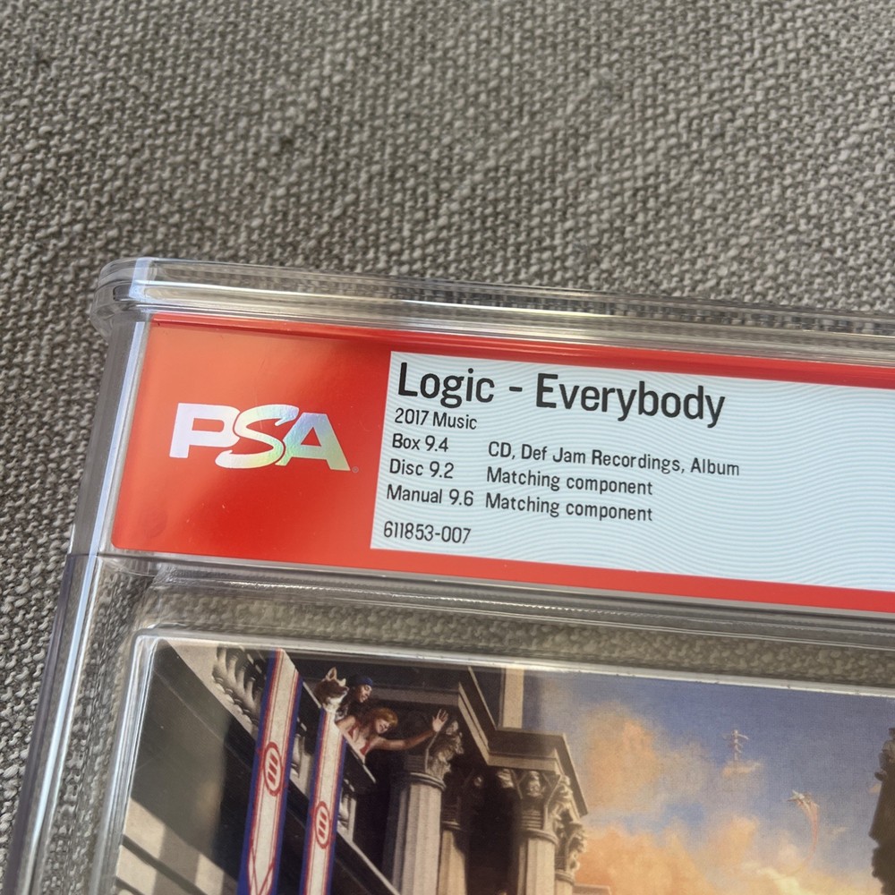 Logic EVERYBODY CD SIGNED Complete In Box - PSA Graded 9.4
