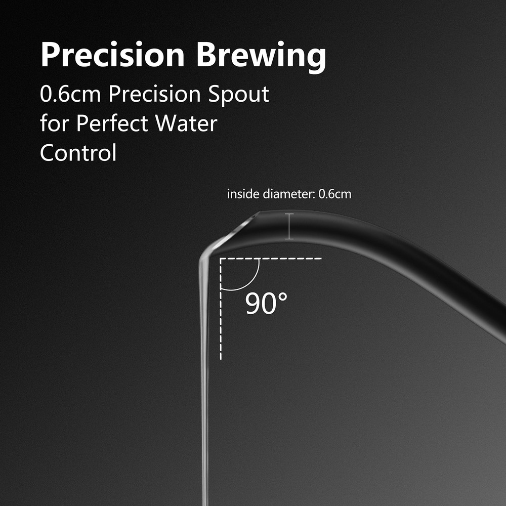 Electric Gooseneck Kettle Coffee & Teapot Quick Heating with Temperature Control