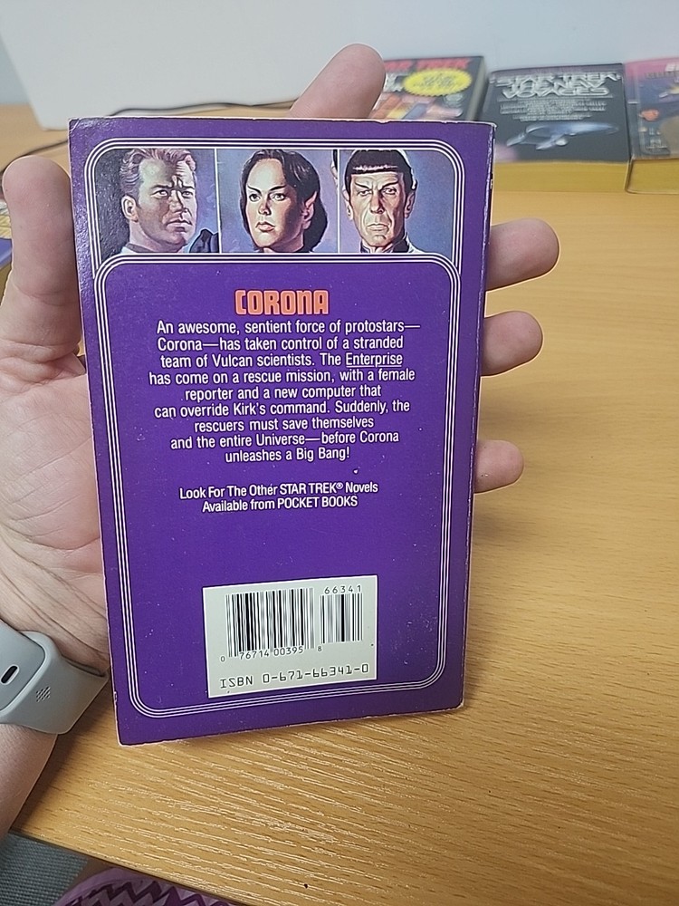 (7) Star Trek Various Books Corona, Final Reflection, Double Double, Etc
