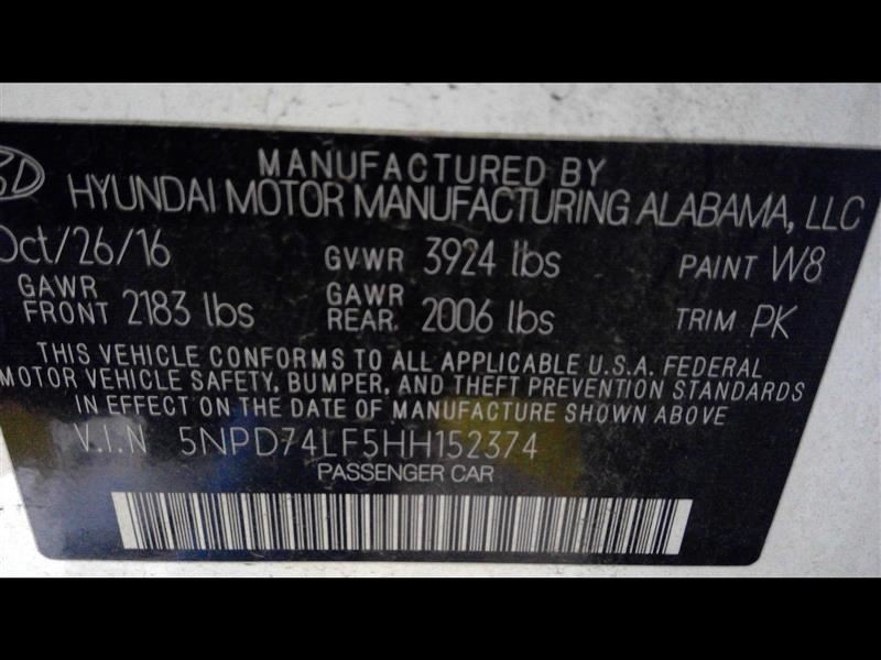 2017 2018 2019 2020 HYUNDAI ELANTRA NEGATIVE BATTERY CABLE + SENSOR