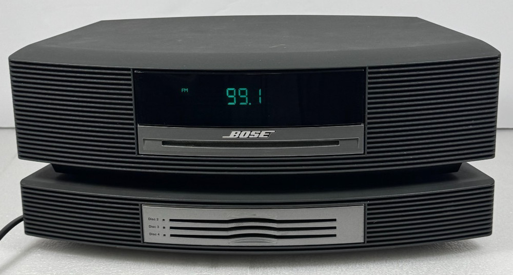 Bose Wave Music System AWRCC1 w/ Multi-CD Changer & Remote D1 SKIPS - SEE VIDEO