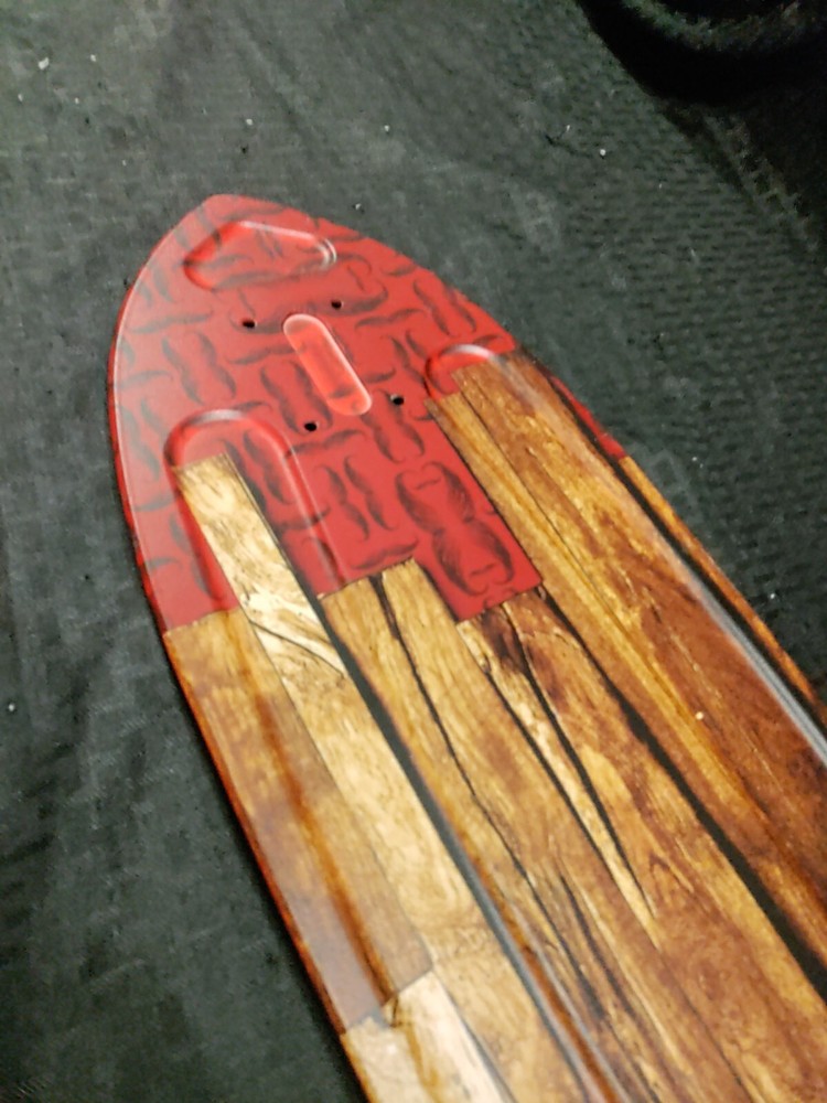 Aluminati Skateboard Deck. Rare Test Design. Just Deck Never Used