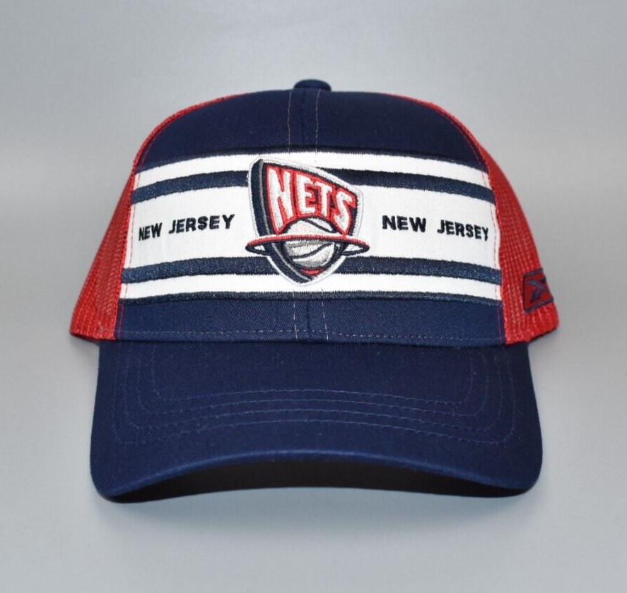 New Jersey Nets Reebok Vintage Mesh Back Snapback Cap Hat
