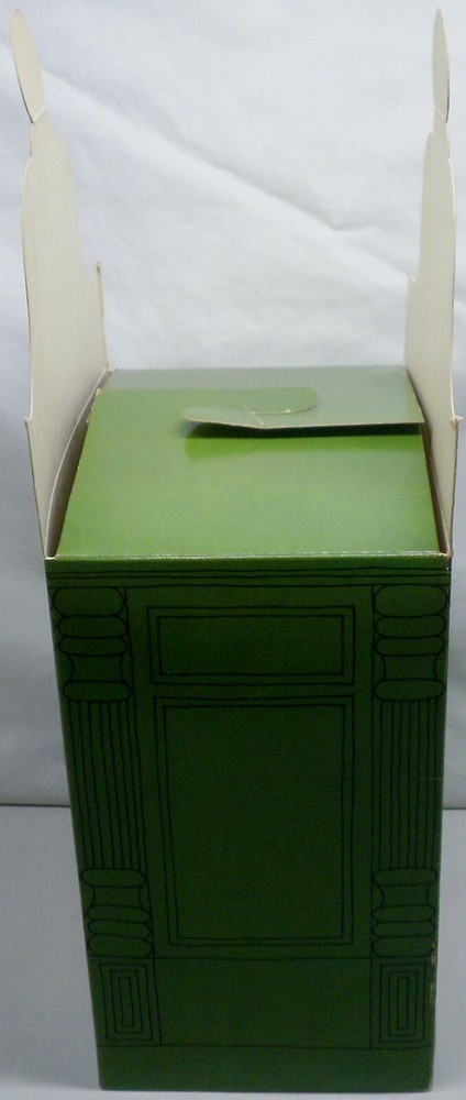 Vintage Petitote Christmas Gift Box EMPTY Sleeping Mouse Under Clock