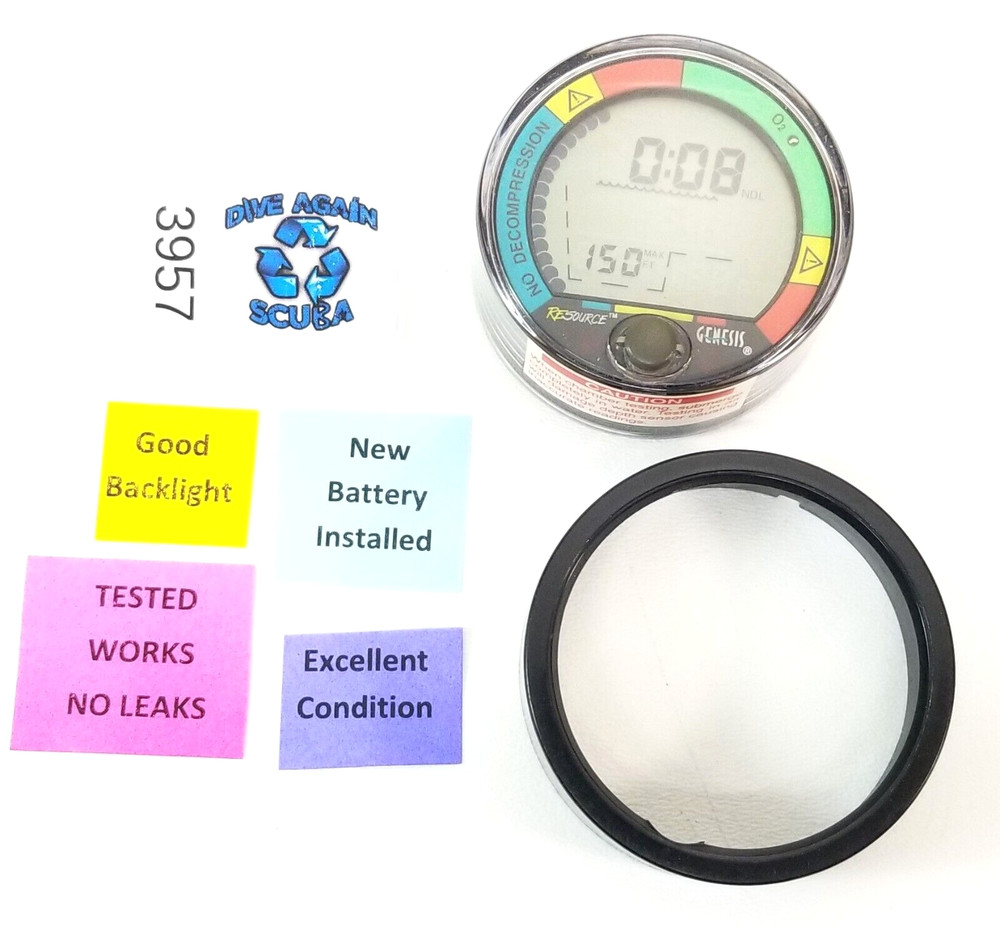 Genesis Resource Nx Puck Scuba Dive Diving Computer Module Air & Nitrox