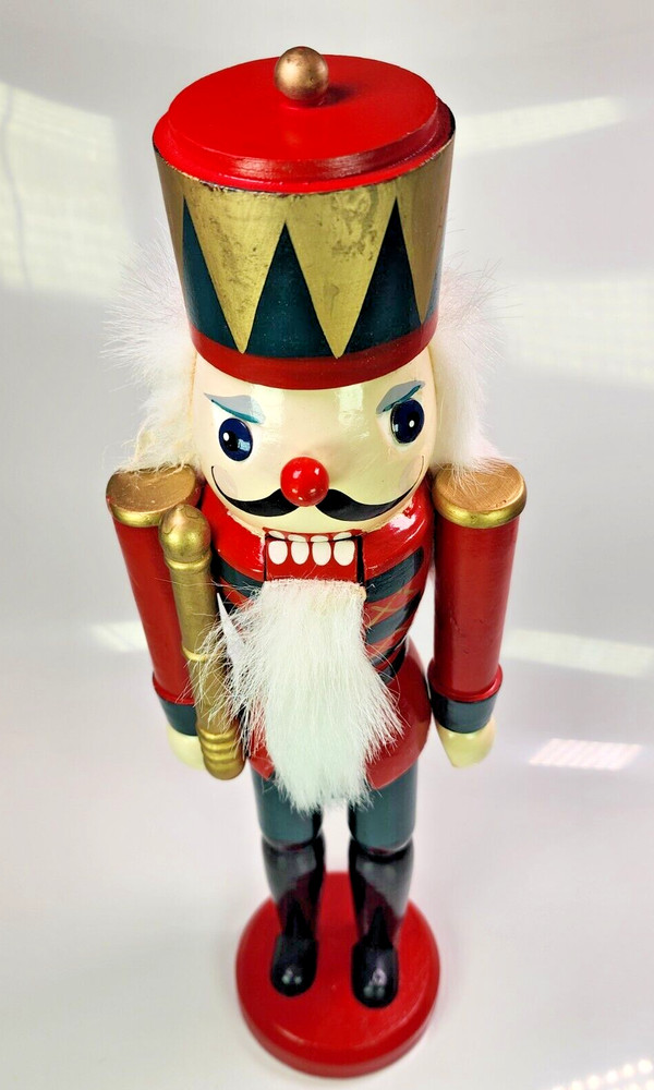 15" Nutcracker Red Yellow