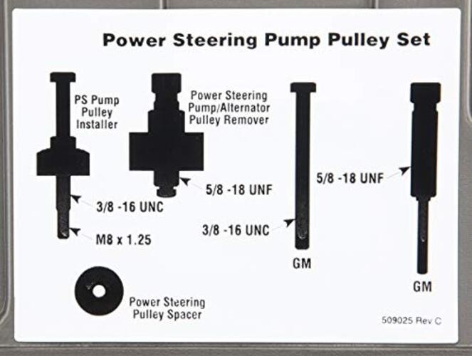 Tools 4530 Power Steering Pump Pulley Service Set