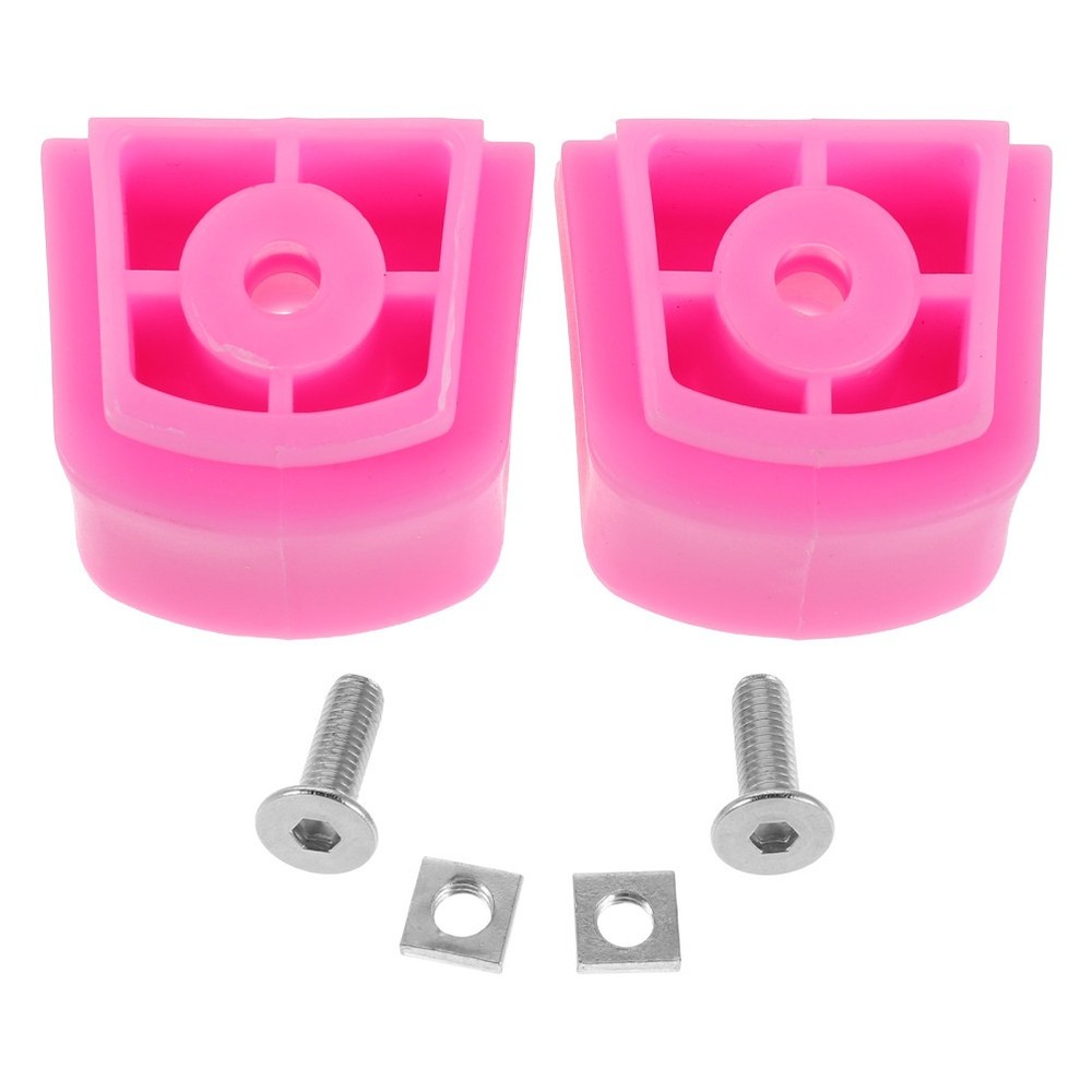 2pcs Inline Roller Skates Brake - Pink Stopper Block Replacement Skate