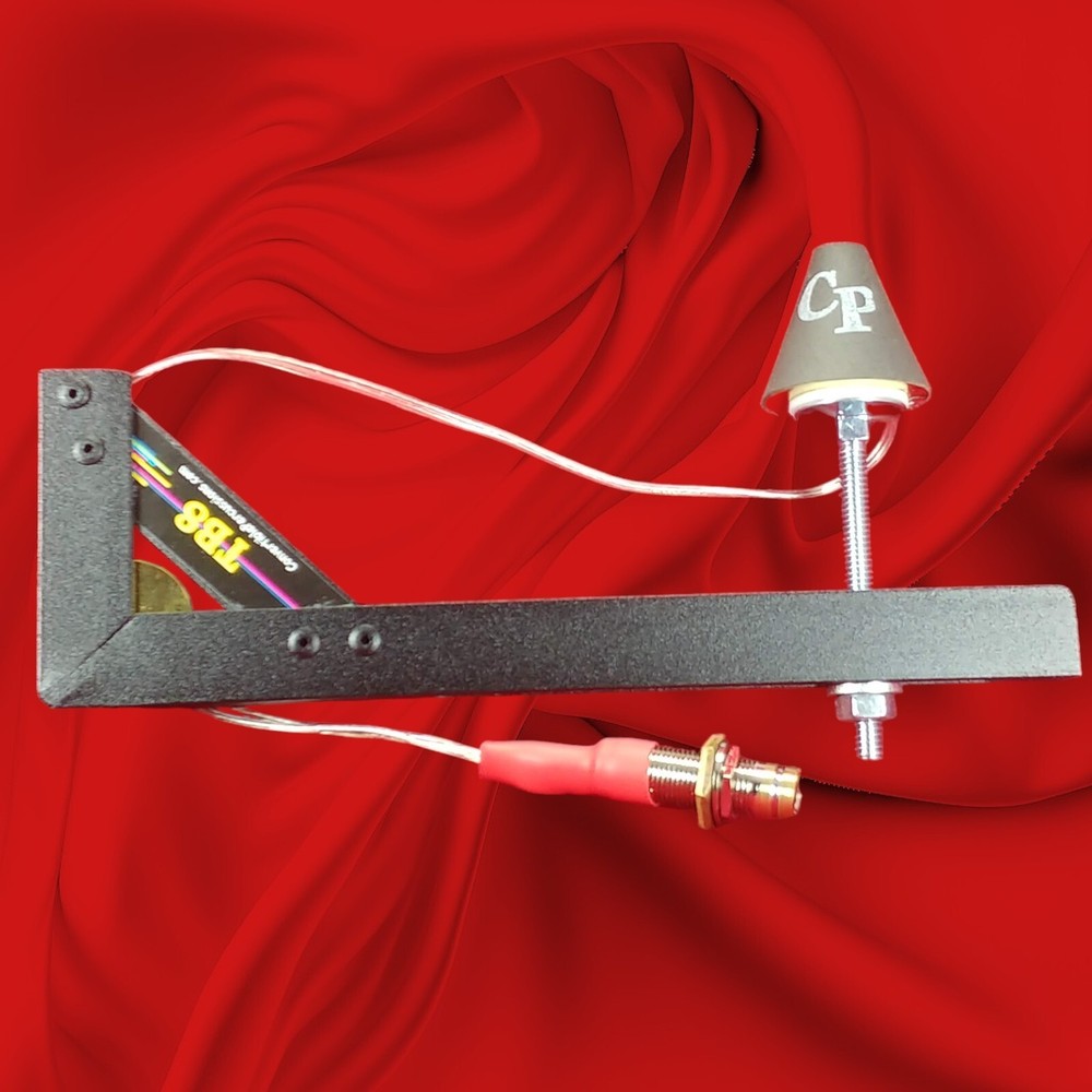 Diy drum trigger, 2 zone, Powder Coat Black by Convertible Percussions