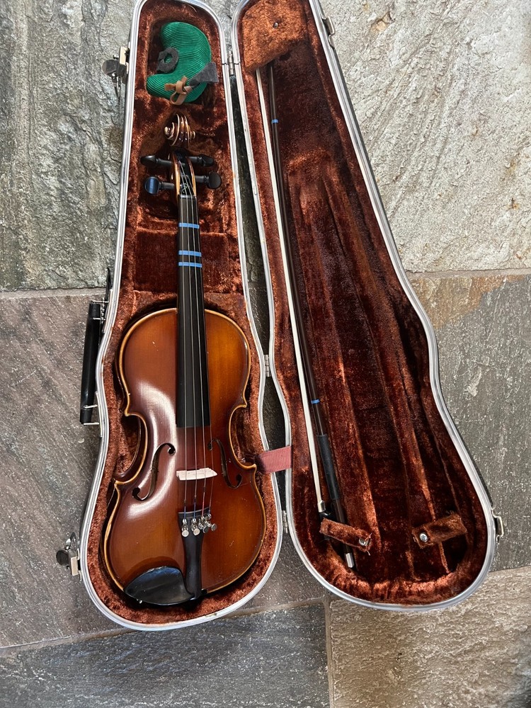 1/2  size Violin with case and bow, Made in West Germany