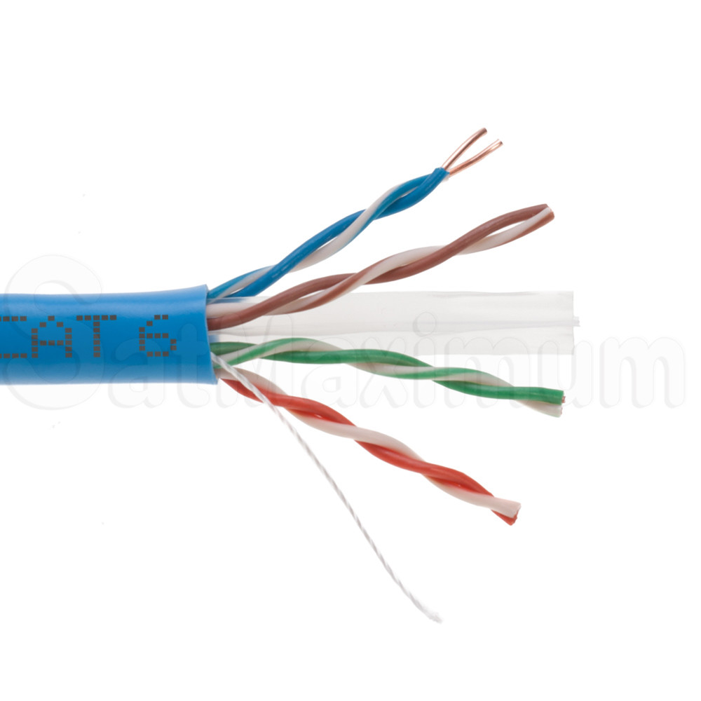 CAT6 1000ft UTP Solid Ethernet Cable 23AWG CCA Network LAN Bulk Wire RJ45 LOT