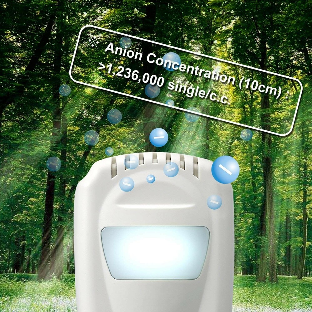 3x Anion Air Sterilizer LED Kill Germ & Oder Cover Pandemic Lockdown (UV Like)