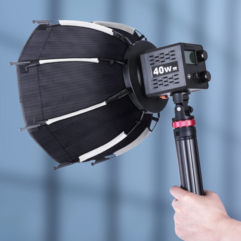 Multifunction 290mm Octagonal Softbox with LED Lighting for Small Item