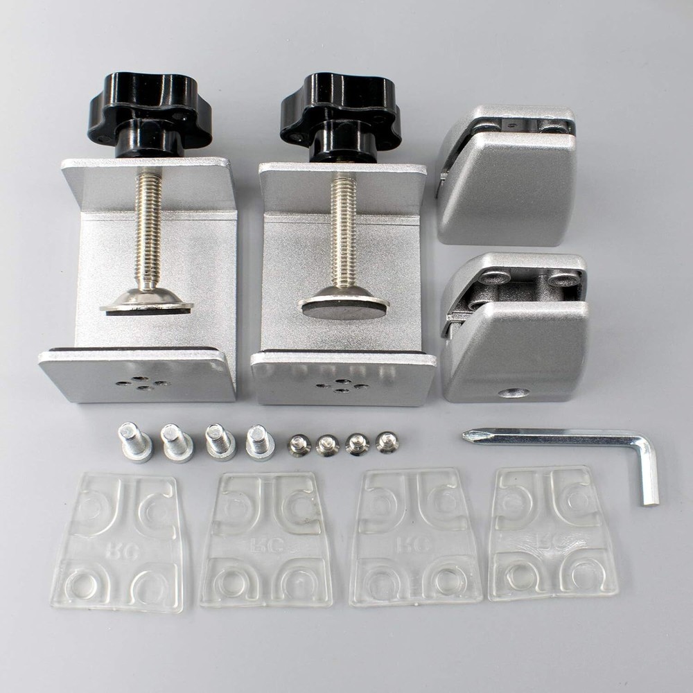 Heavy Duty C Shape 4 Pack Desk Support Clamp Adjustable Hardware Vise