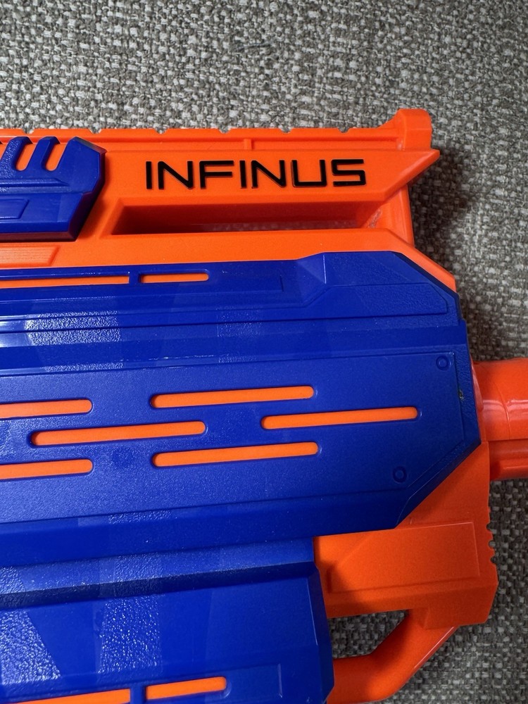 NERF N-Strike Elite Infinus Full-Auto Motorized Foam Dart Blaster Gun Working