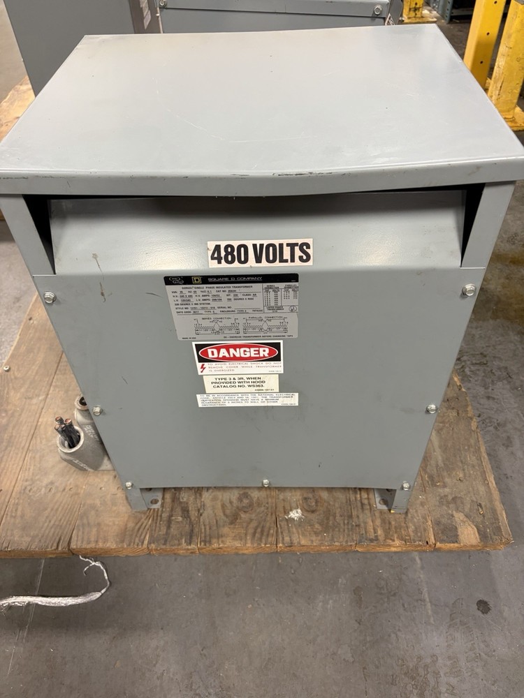 Square D 25S3H 25 KVA Single Phase Transformer