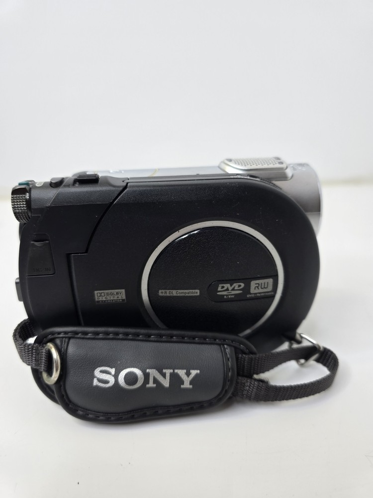 Sony Handycam DCR-DVD306E Handheld DVD Camcorder Silver Tested