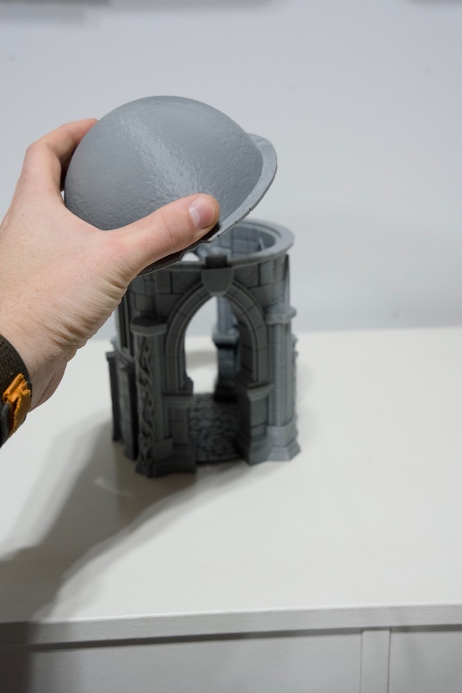 Wargaming Tabletop Stone Dome Tower - 3D Printed