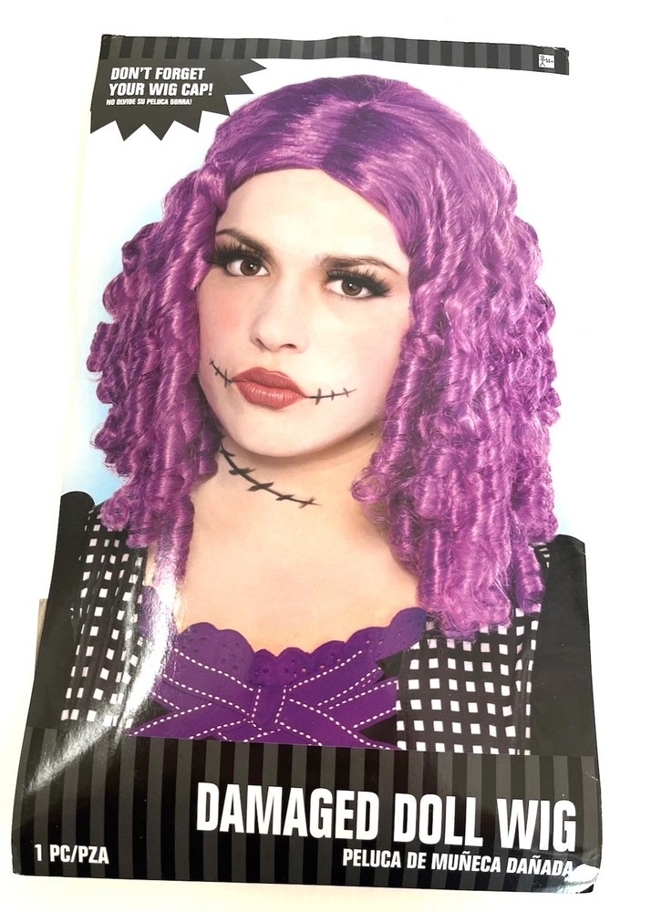 Damaged Doll Wig Costume Accessory