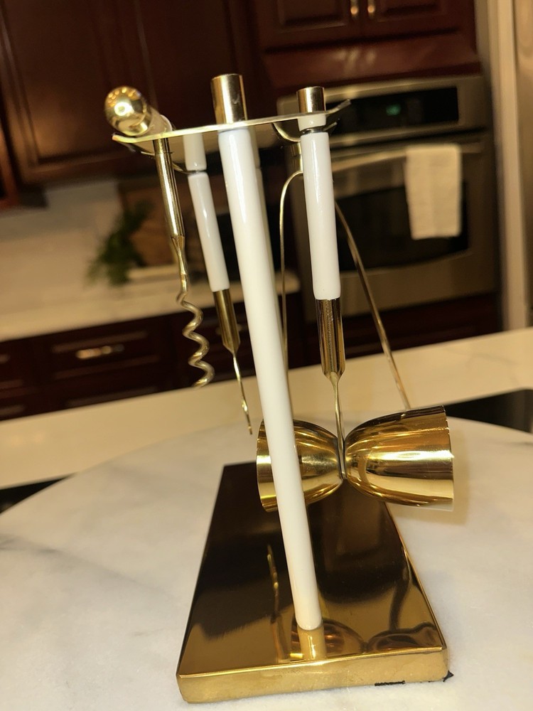 Vintage Brass Barware Tools Accessories