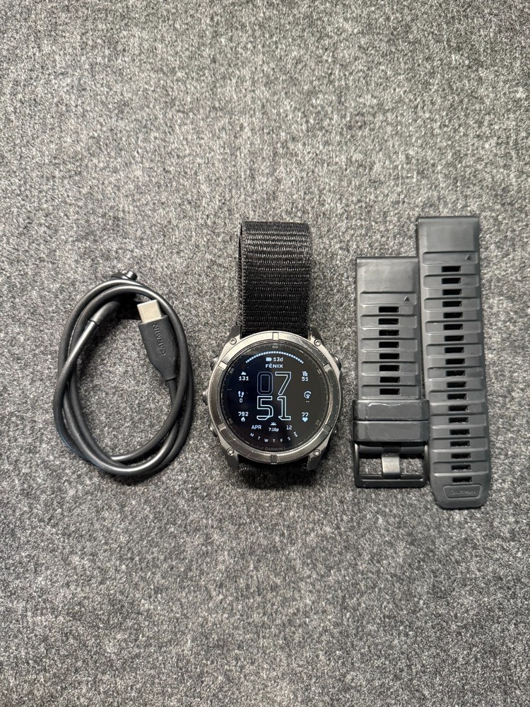 Garmin Fenix 8 51mm Amoled Sapphire Titanium