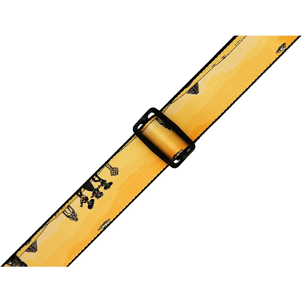 Levy's 2" Polyester Calaca Guitar Strap Mariachi