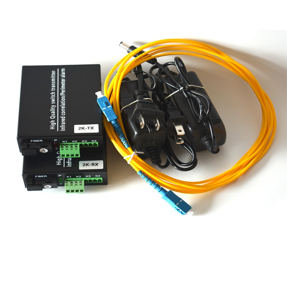 Contact Closure over Fiber Optic Transmitter Receiver for Access Control System