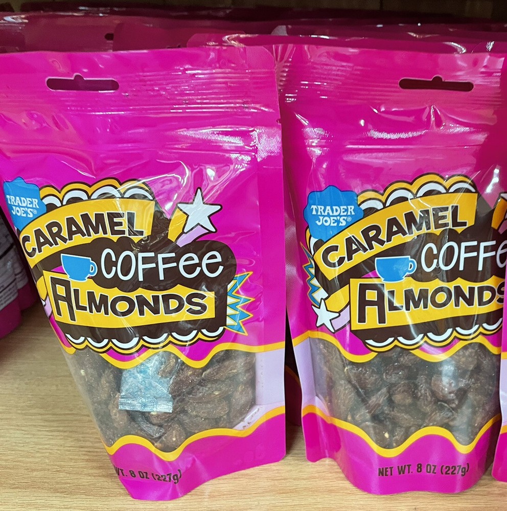 2 Pack Trader Joe’s Caramel Coffee Almonds