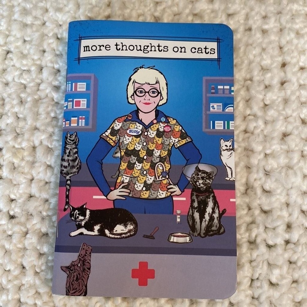 Three Crazy Cat Lady Archie McPhee Notebooks