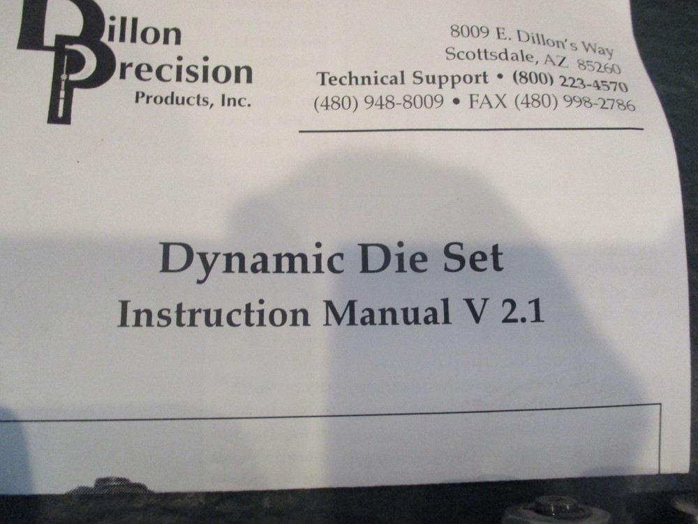 Dillon 14400 Precision 38/357 caliber Die Set