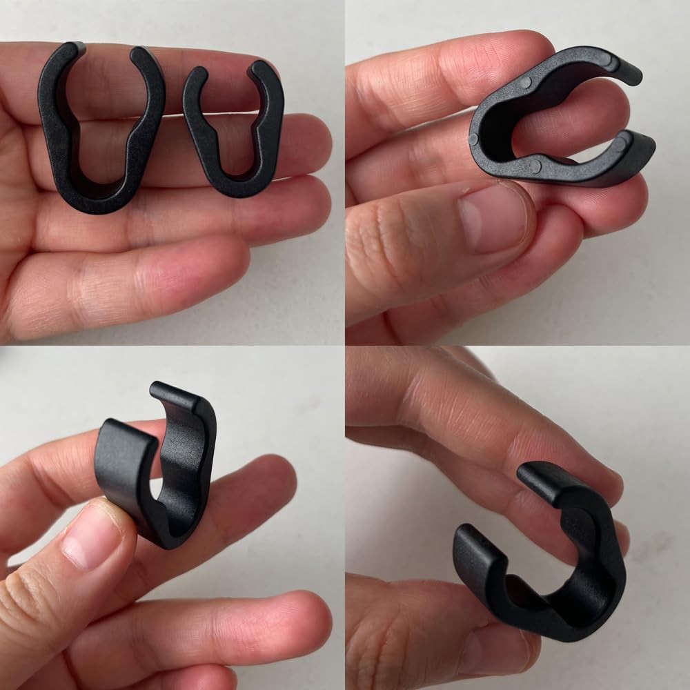 60 Pcs Universal Microphone Cable Clip, Plastic Stand Clips for Studio...