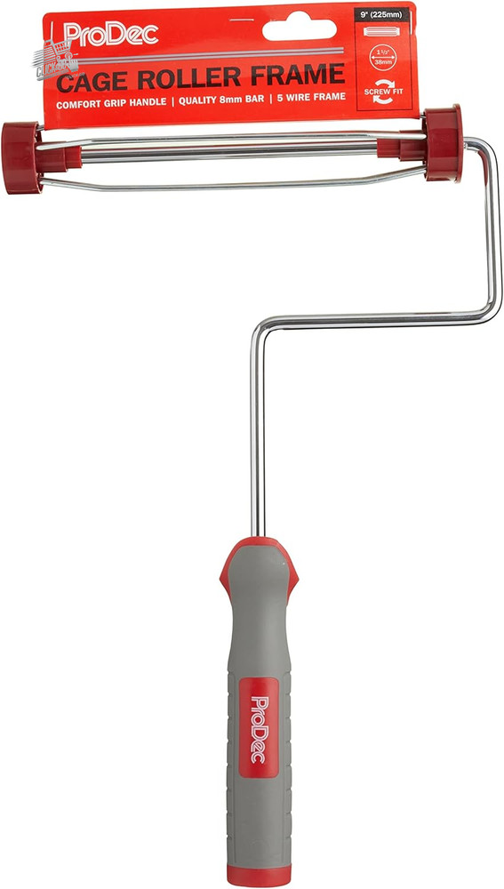 9 Inch X 1.5" Soft Handle Paint Roller Frame Professio