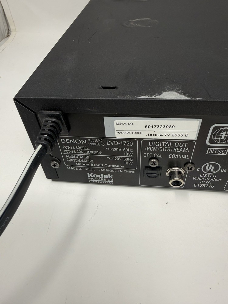 Denon DVD-1720 DVD Player