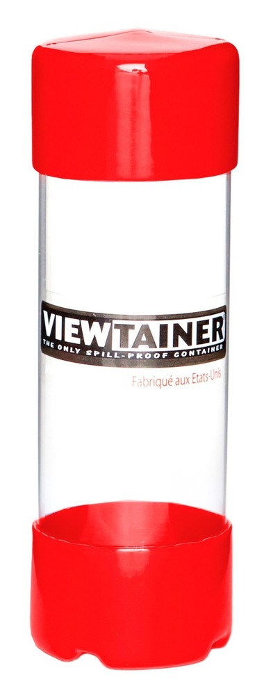 RED Clear ViewTAINER Storage UNbReAkAbLe POLY CONTAINER 6" Coins Tools Parts