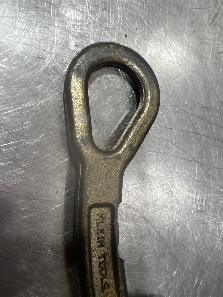 Vintage Klein Tools Grip Cable Wire Puller Cat 1685-31 / 7500LBS Used Surplus