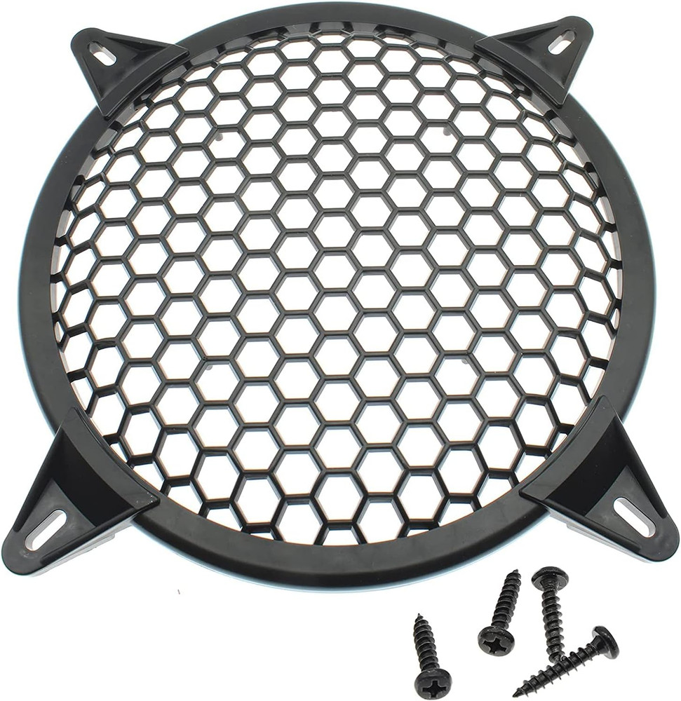 10" Subwoofer Grill Protector - 2 Pack Waffle Speaker Grills
