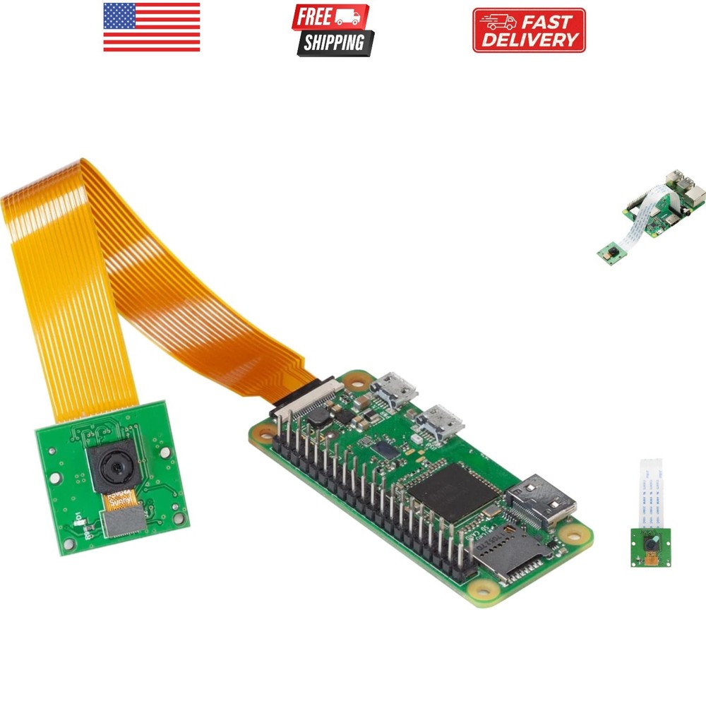 for Raspberry Pi Zero Camera Module, 5MP OV5647 1080P Webcam on Raspbian Cabl...