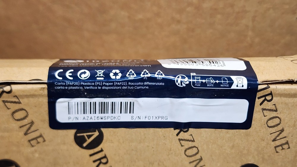 Airzone AZAI6WSPDKC Plus Wireless Mini Split System HVAC Interface (Sealed)