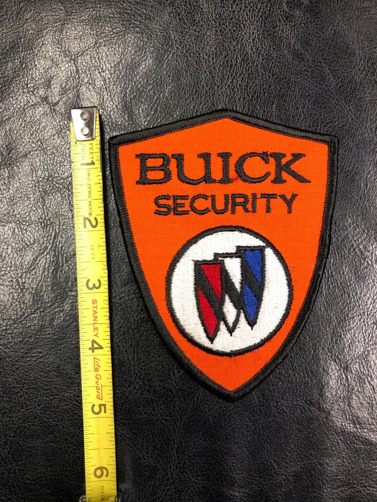 VINTAGE BUICK SECURITY EMBROIDERED PATCH