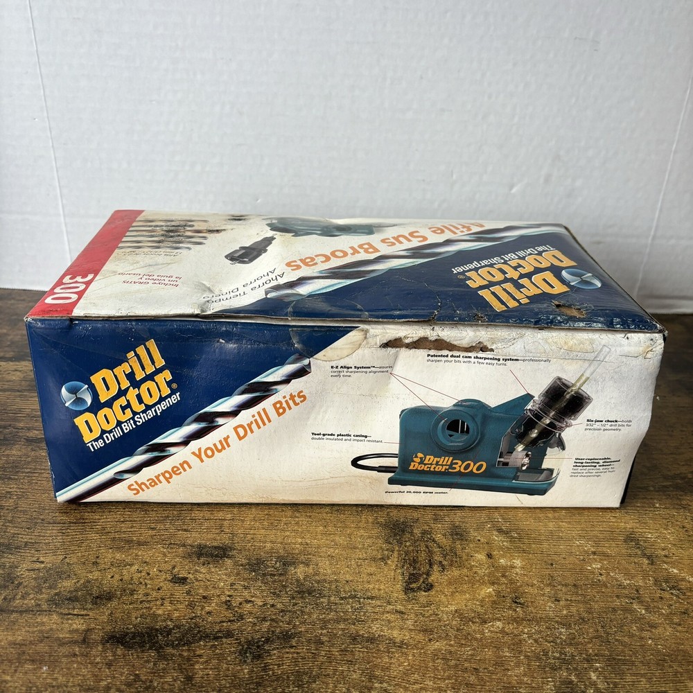 Drill Doctor “The Drill Bit Sharpener” Model 300 Brand New Still In Plastic