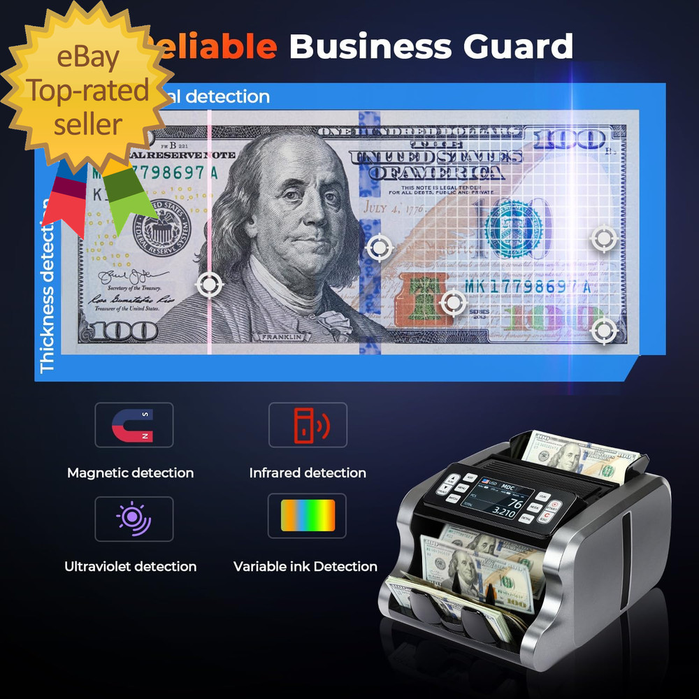 IMC09 Mixed Denomination Money Counter Machine Value Counting Bill Counter