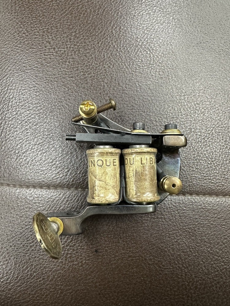 Professional Handmade Tattoo Machine Jensen Style Laminated Wood Side