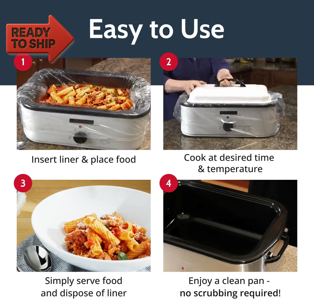 Pansaver Electric Roaster Liners, 1-Pack (2 Units)