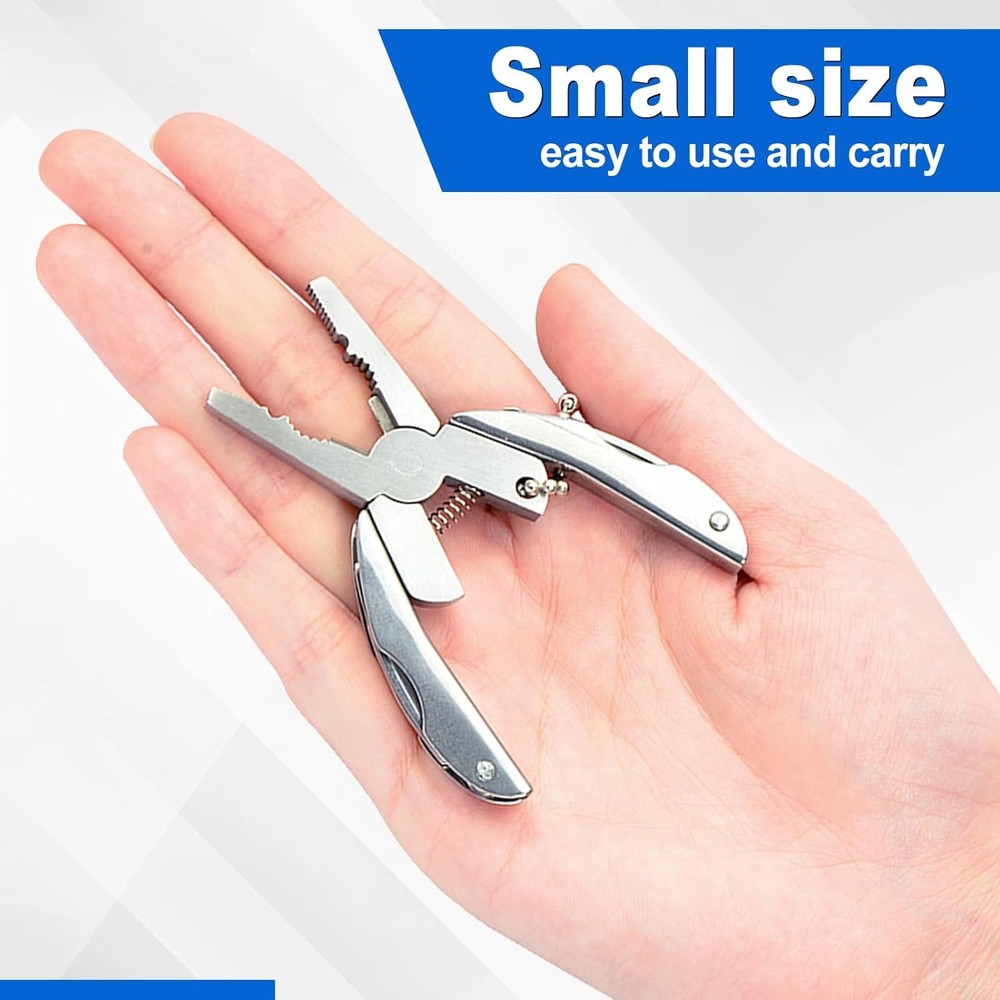 6-in-1 Stainless Steel Multifunctional Pliers Multi Tools Set with Sheath