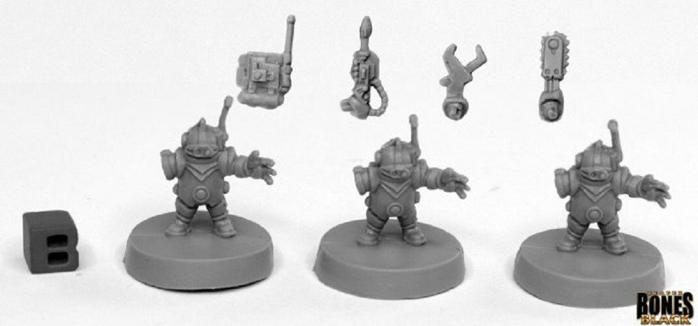 TOOLBOTS Reaper Miniatures Bones Black REM49002
