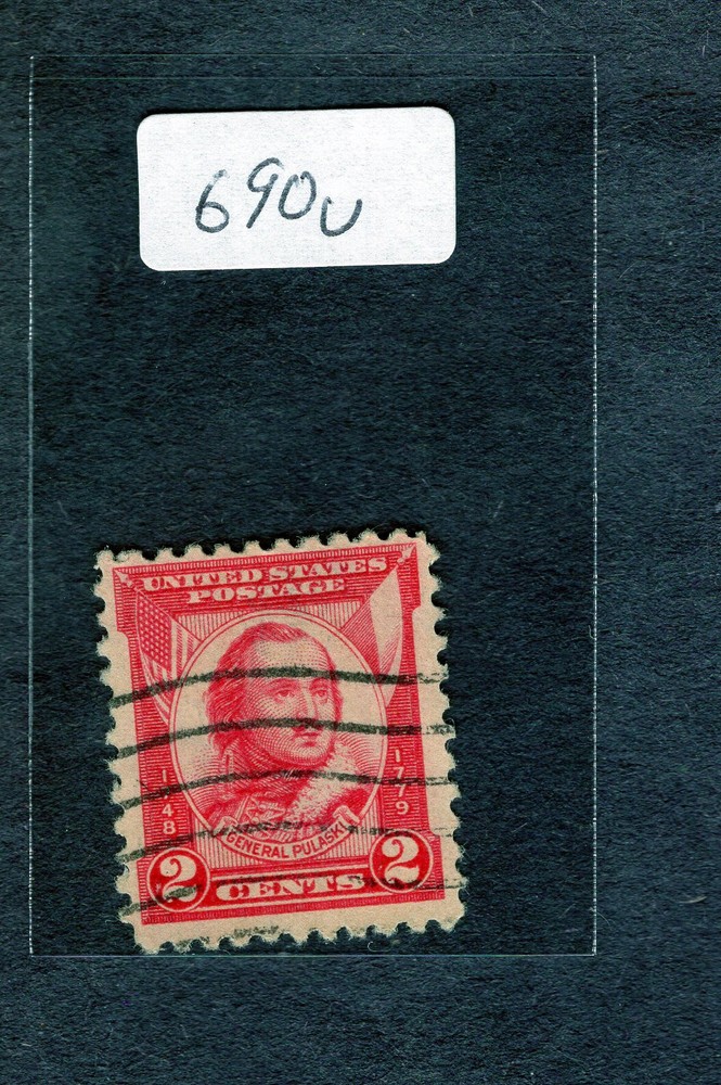 1931 Stamp #690 General Pulaski Used